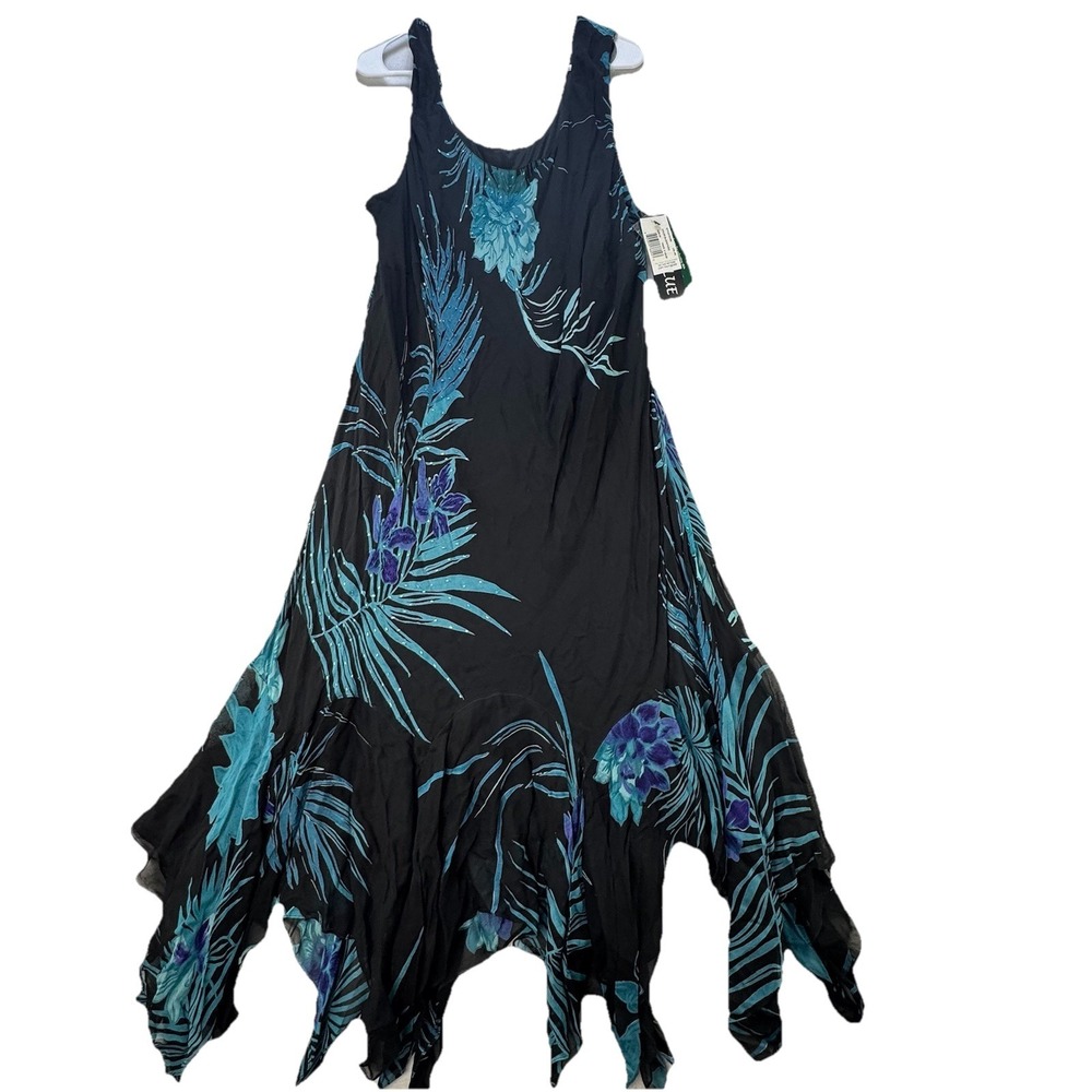 Vintage Deadstock NWT $130 Whimsical Fairy Goth Mermaid Dress Size Plus 24 Boho